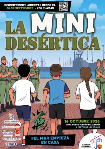 Cartel de VII EDICIÓN MINIDESÉRTICA ''EL MAR EMPIEZA EN CASA''