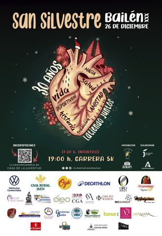 Cartel de XXX SAN SILVESTRE BAILÉN